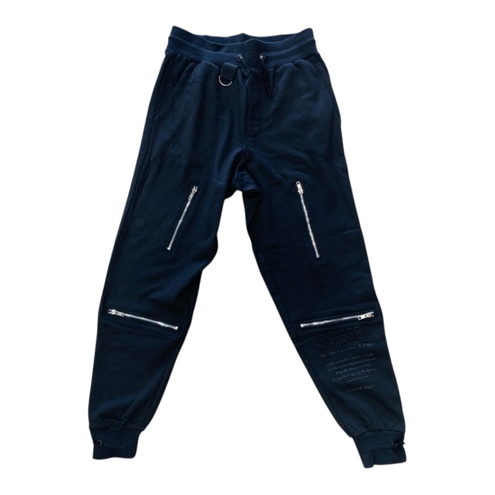 Blessed jogger zipper sweatpants Sz medium